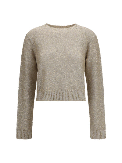 long-sleeve sequin sweater