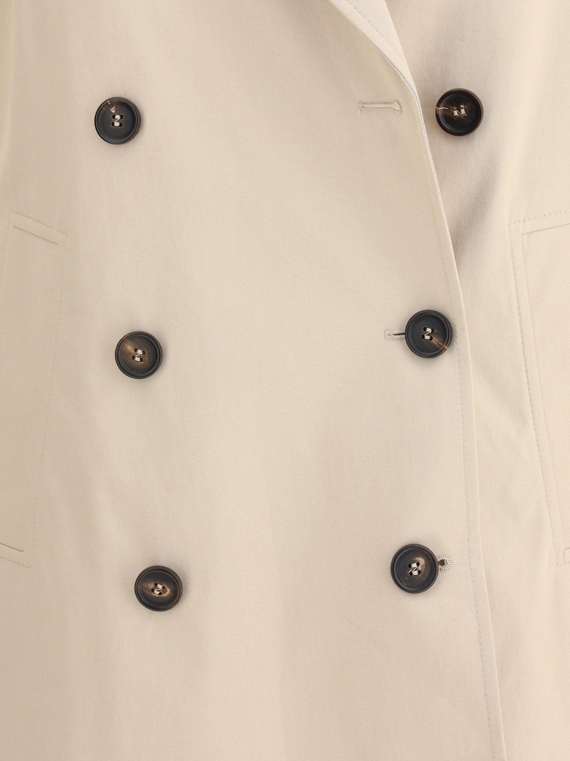 BRUNELLO CUCINELLI 36 midi trench coat