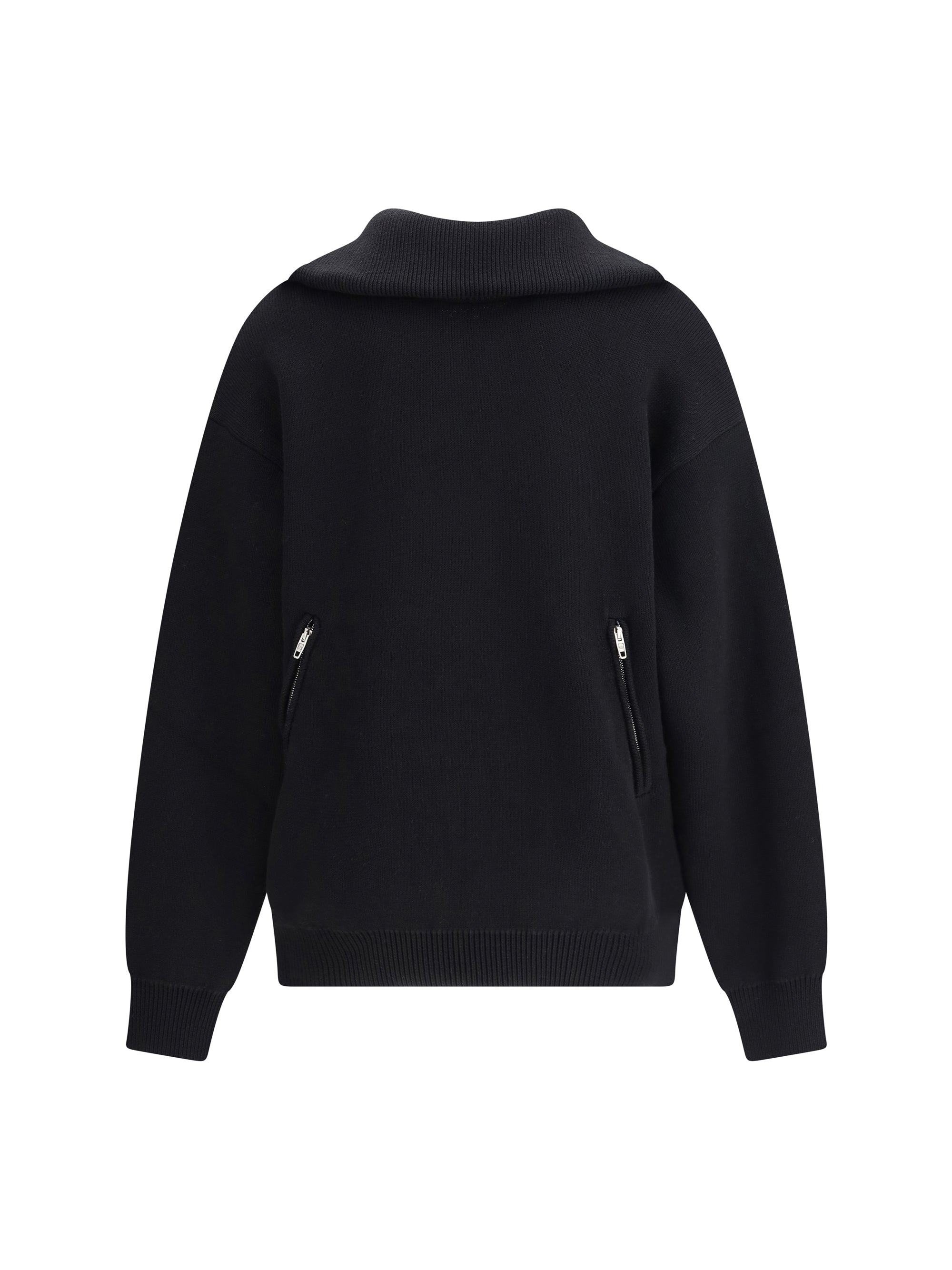 BALENCIAGA M back-to-front black sweater