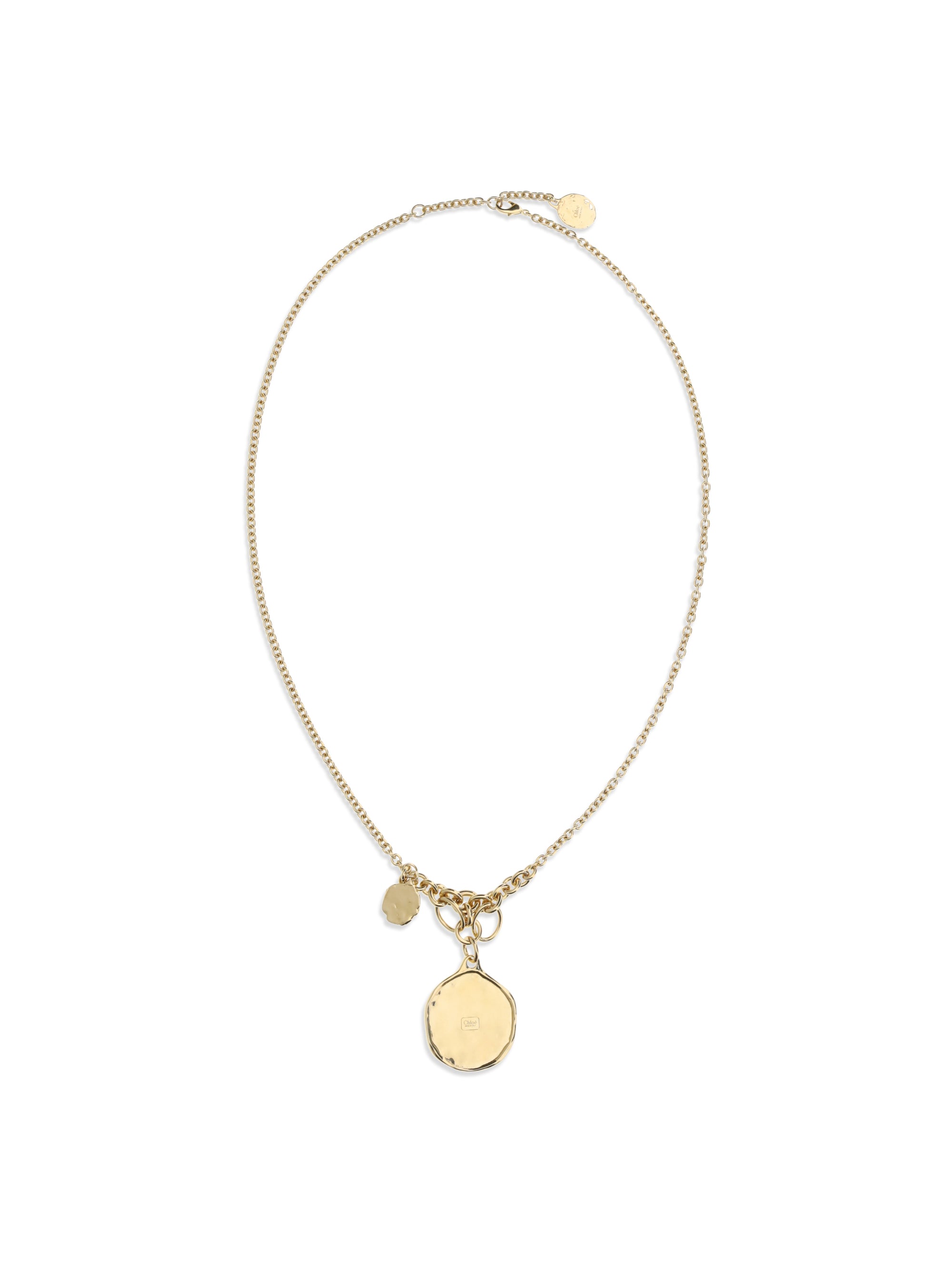 CHLOÉ OS medals pendant necklace