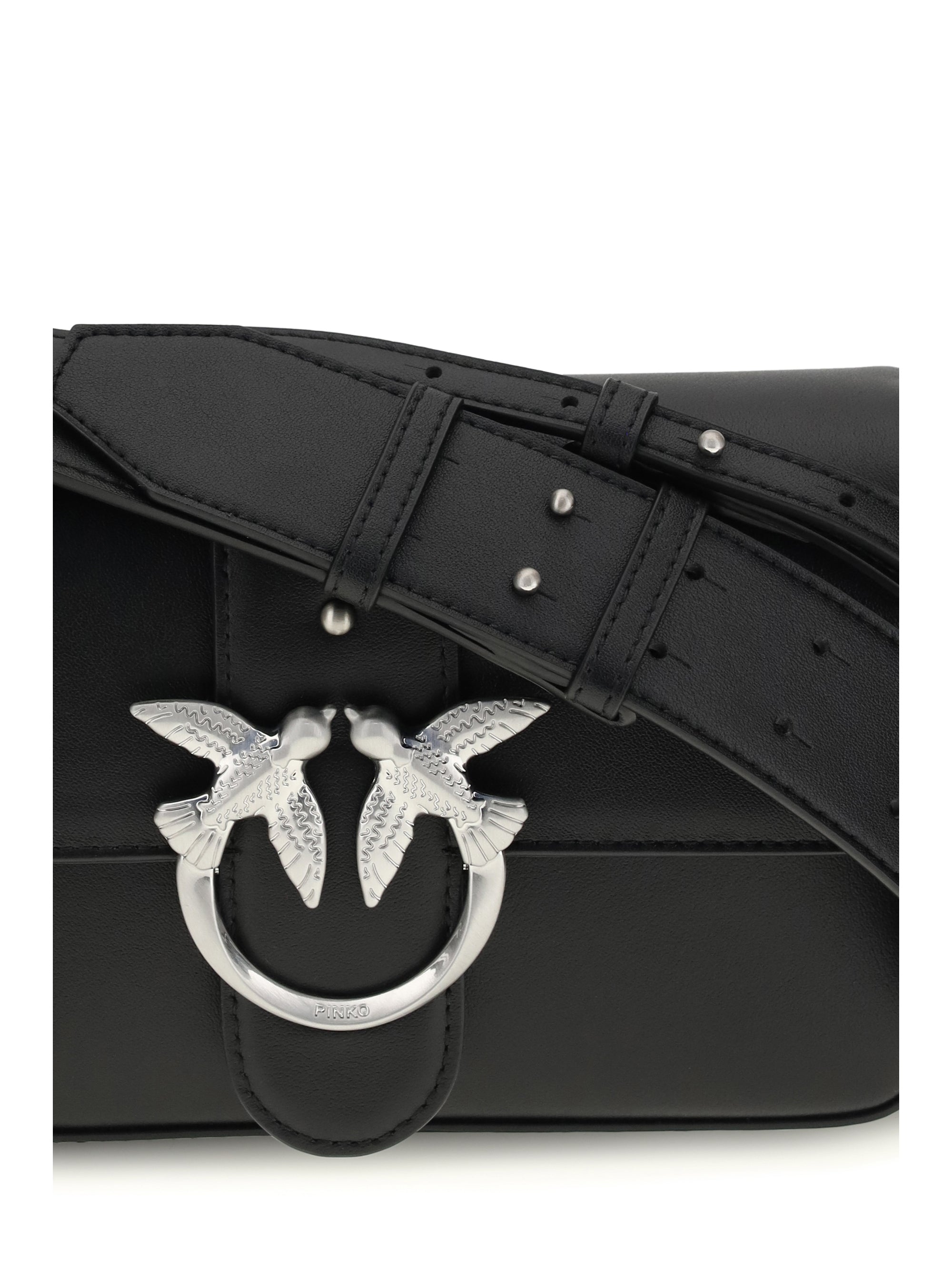 PINKO OS mini love shoulder bag