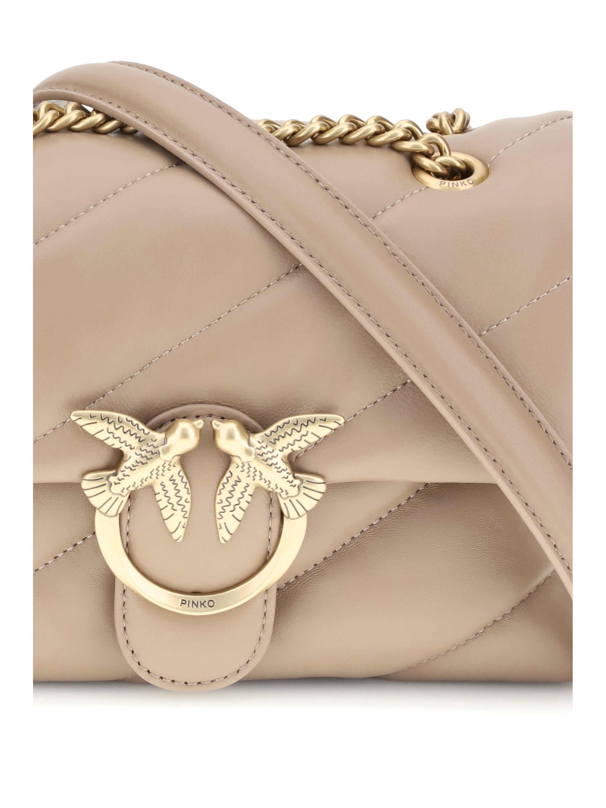 PINKO OS love mini puff shoulder bag