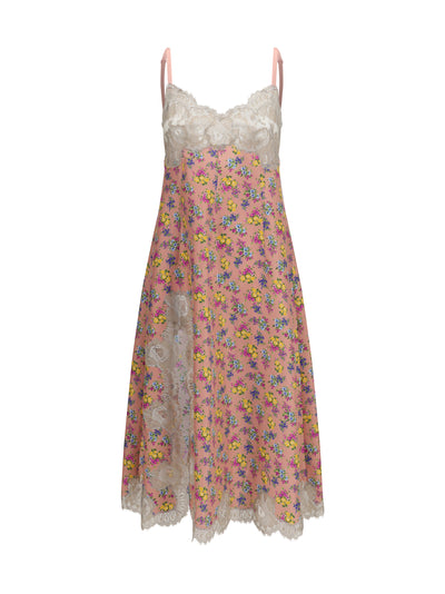 floral slip dress