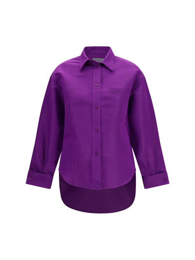 asymmetric cotton shirt