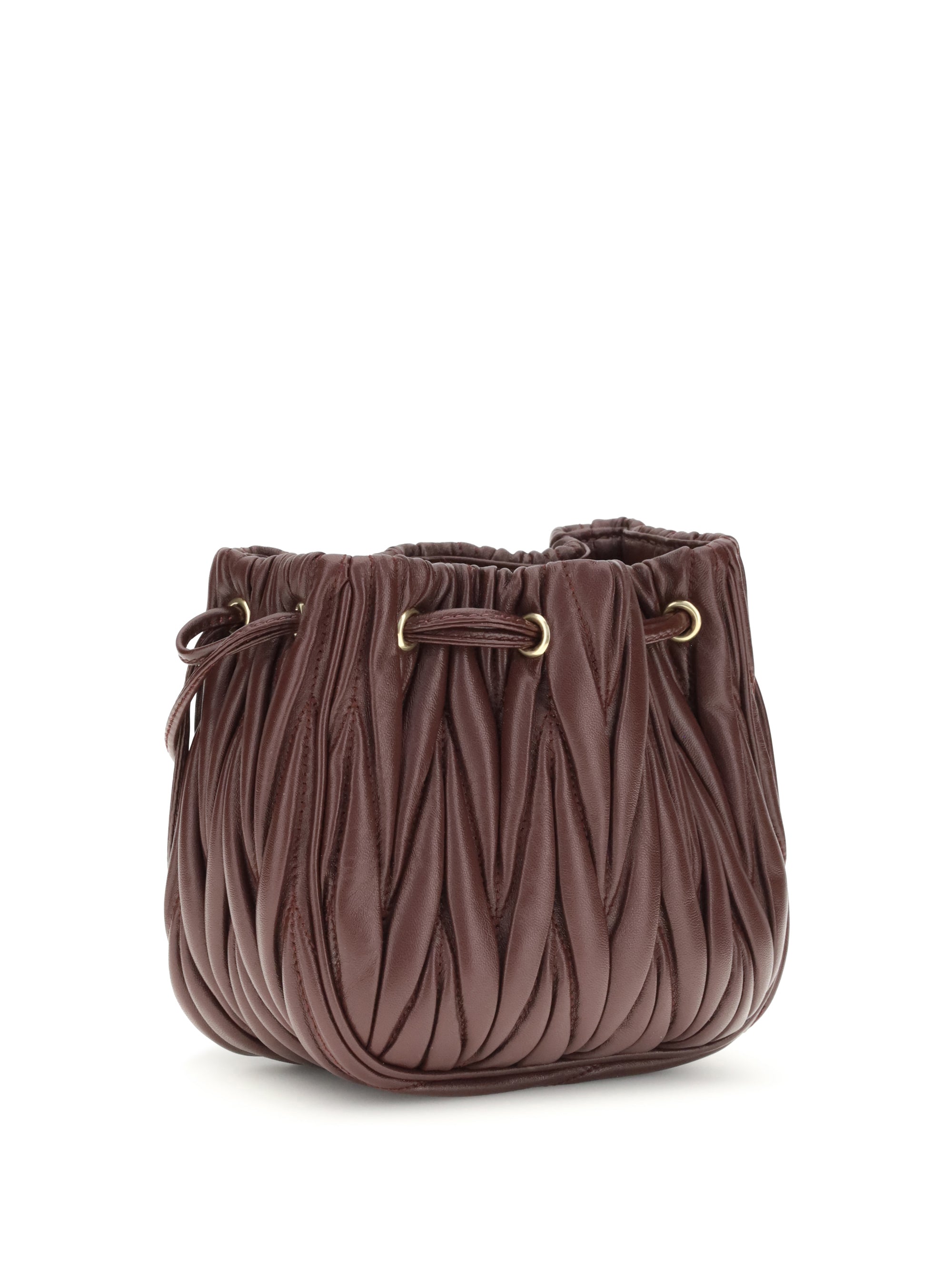 MIU MIU OS matelassé nappa leather pouch