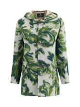 ETRO 40 carded wool duffle coat