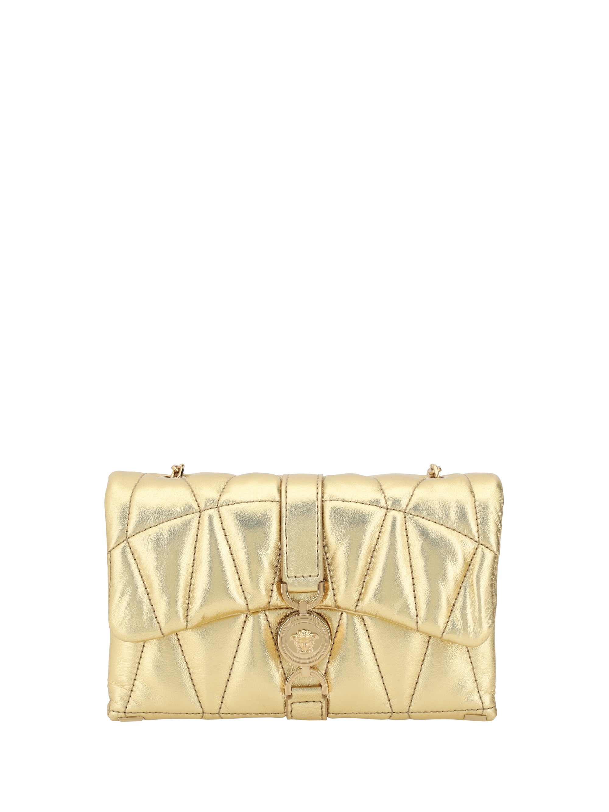 VERSACE OS lambskin kleio mini shoulder bag