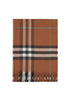 BURBERRY OS check cashmere scarf