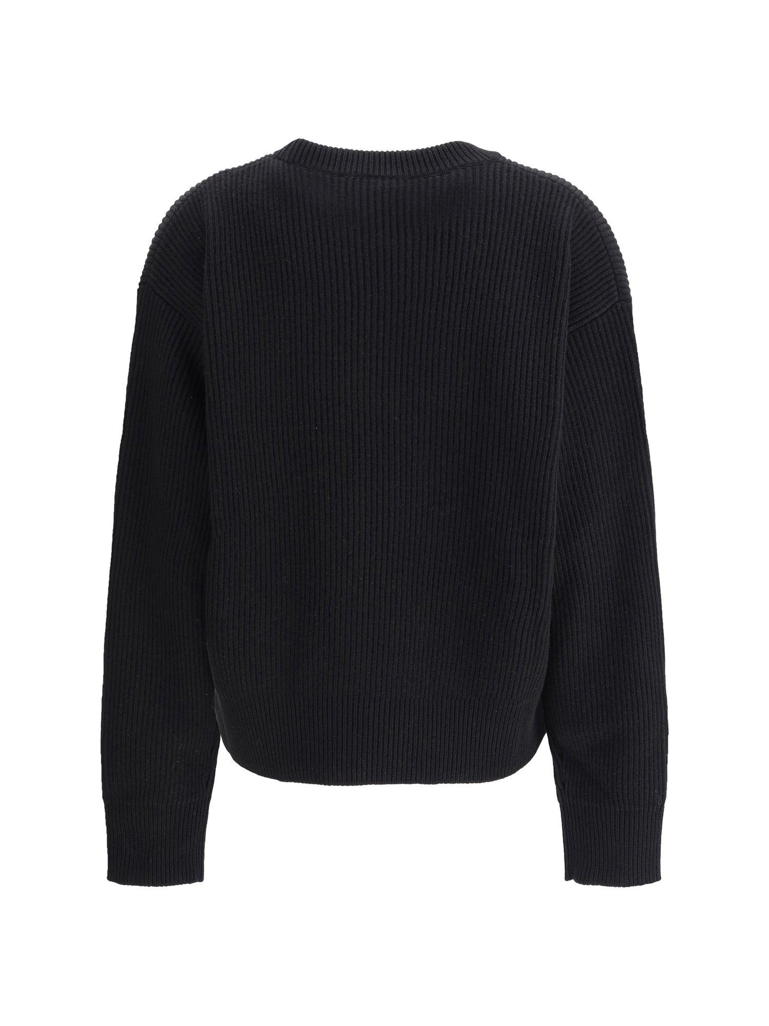 VERSACE 38 barocco leaf embroidered sweater