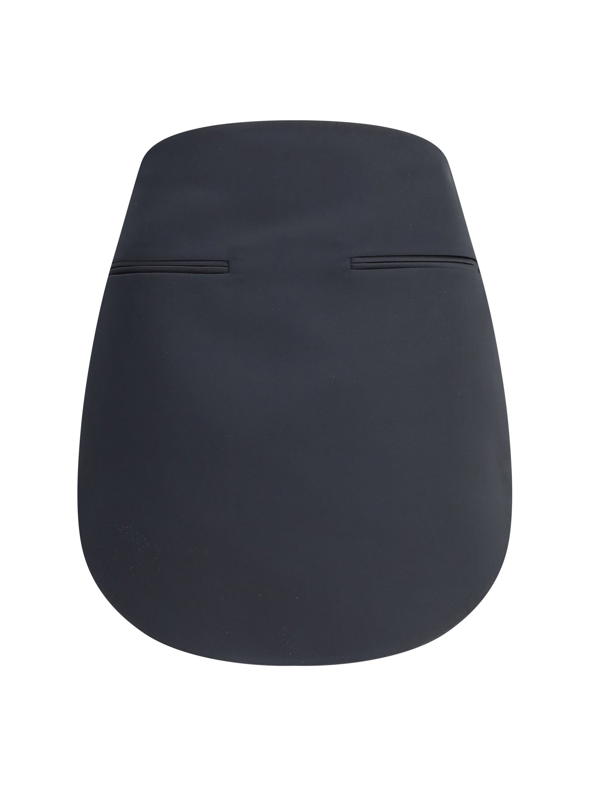 COURRÈGES 36 satin miniskirt