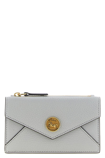 the small chloé envelope wallet stands out for its compact and structured silh