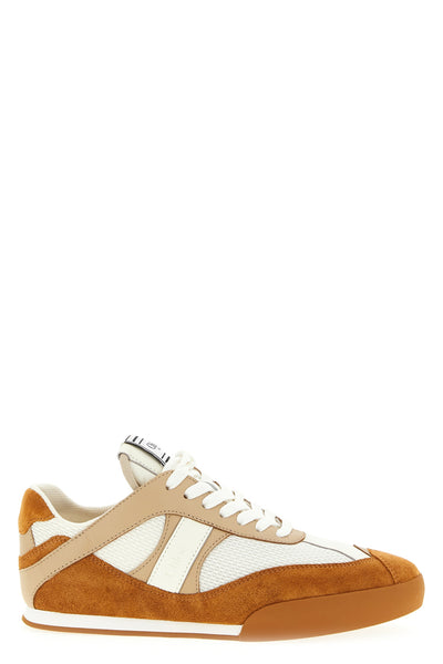 kick suede and mesh sneakers