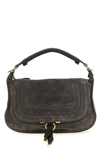 small marcie suede shoulder bag