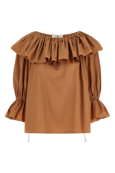 cotton poplin blouse