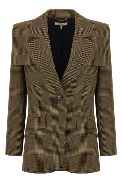 the chloé blazer redefines the codes of tailoring through a sculptural construct
