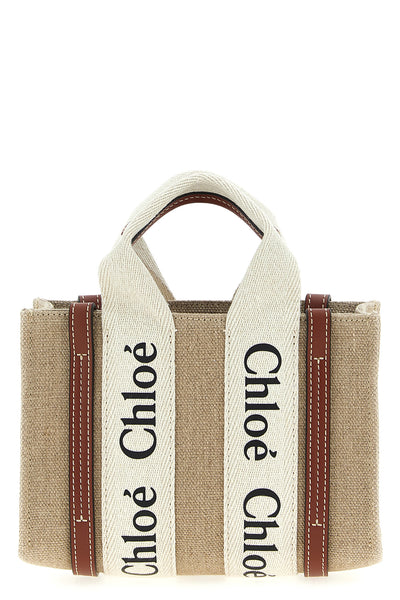 woody mini canvas handbag