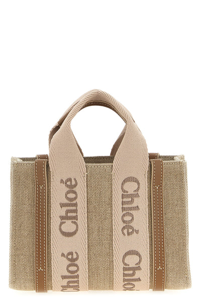 woody mini canvas handbag