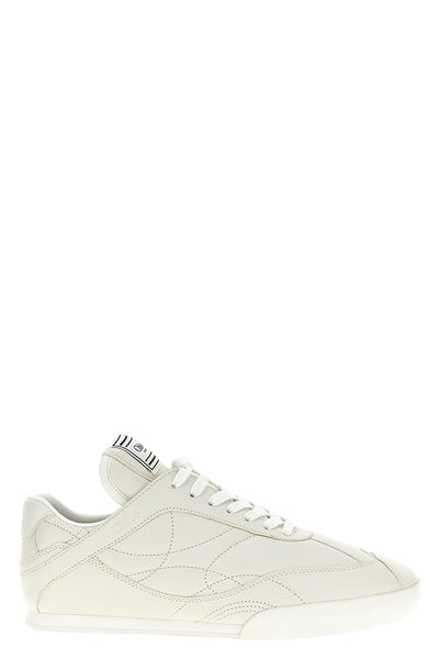 chloé kick leather sneakers
