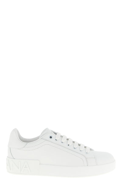 portofino low-top leather sneakers