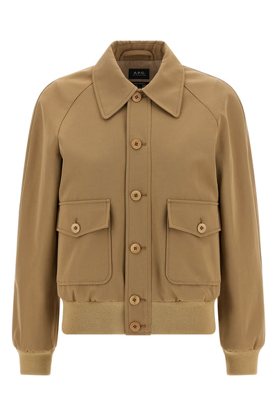 cotton and wool blend jacket