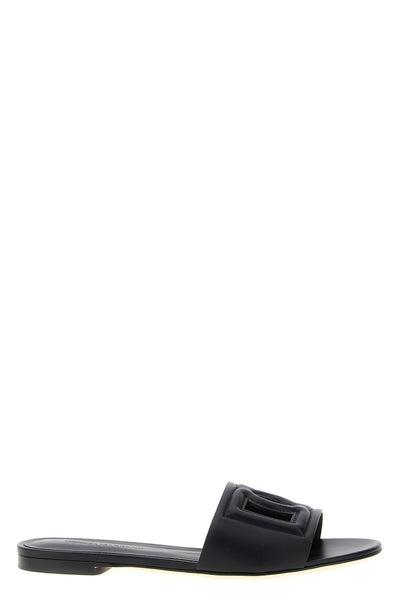 calfskin leather slide