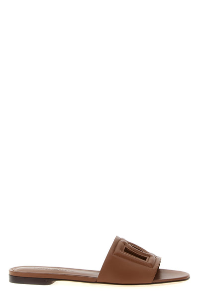 calfskin leather slide