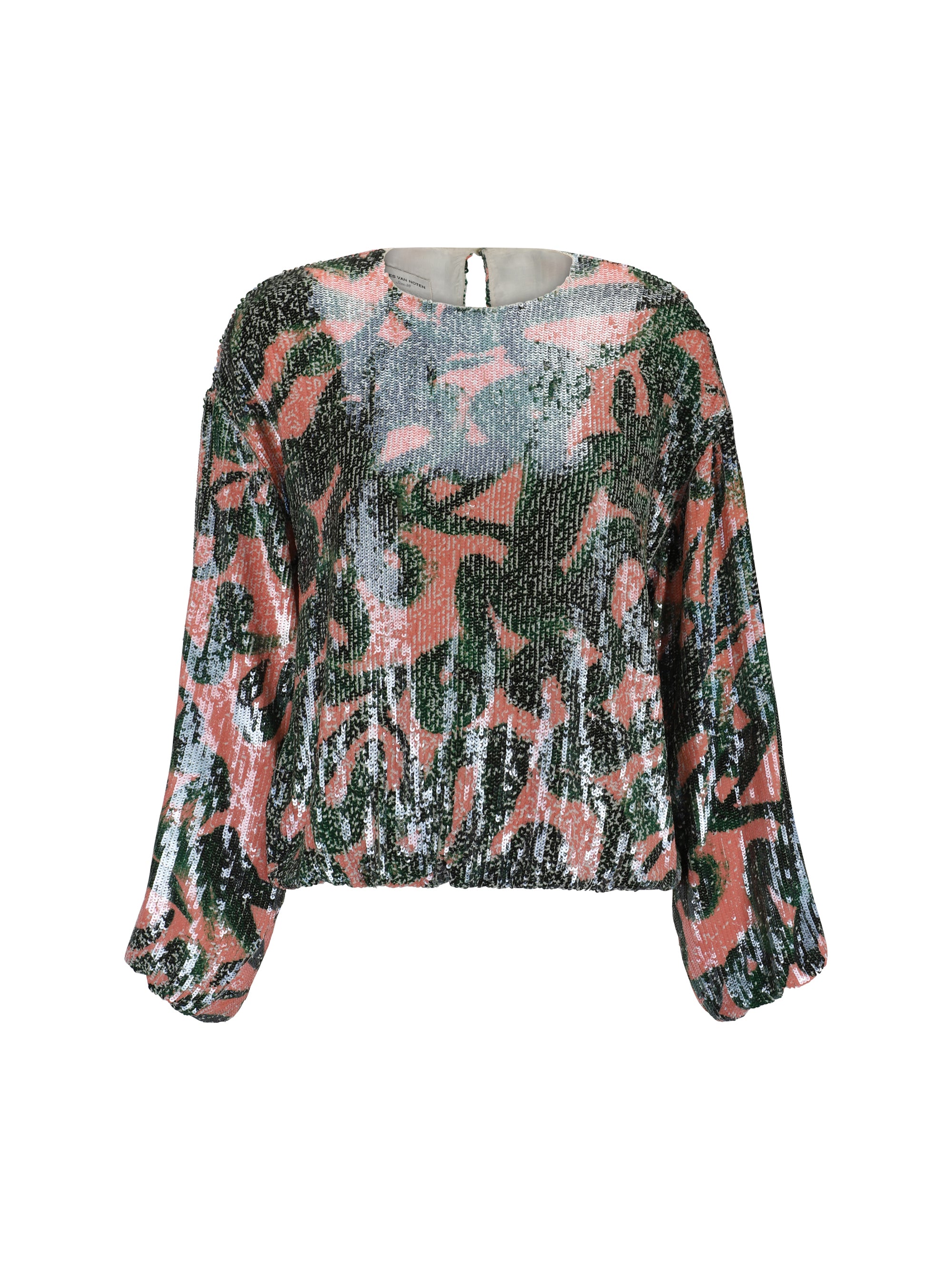 DRIES VAN NOTEN 38 sequins top