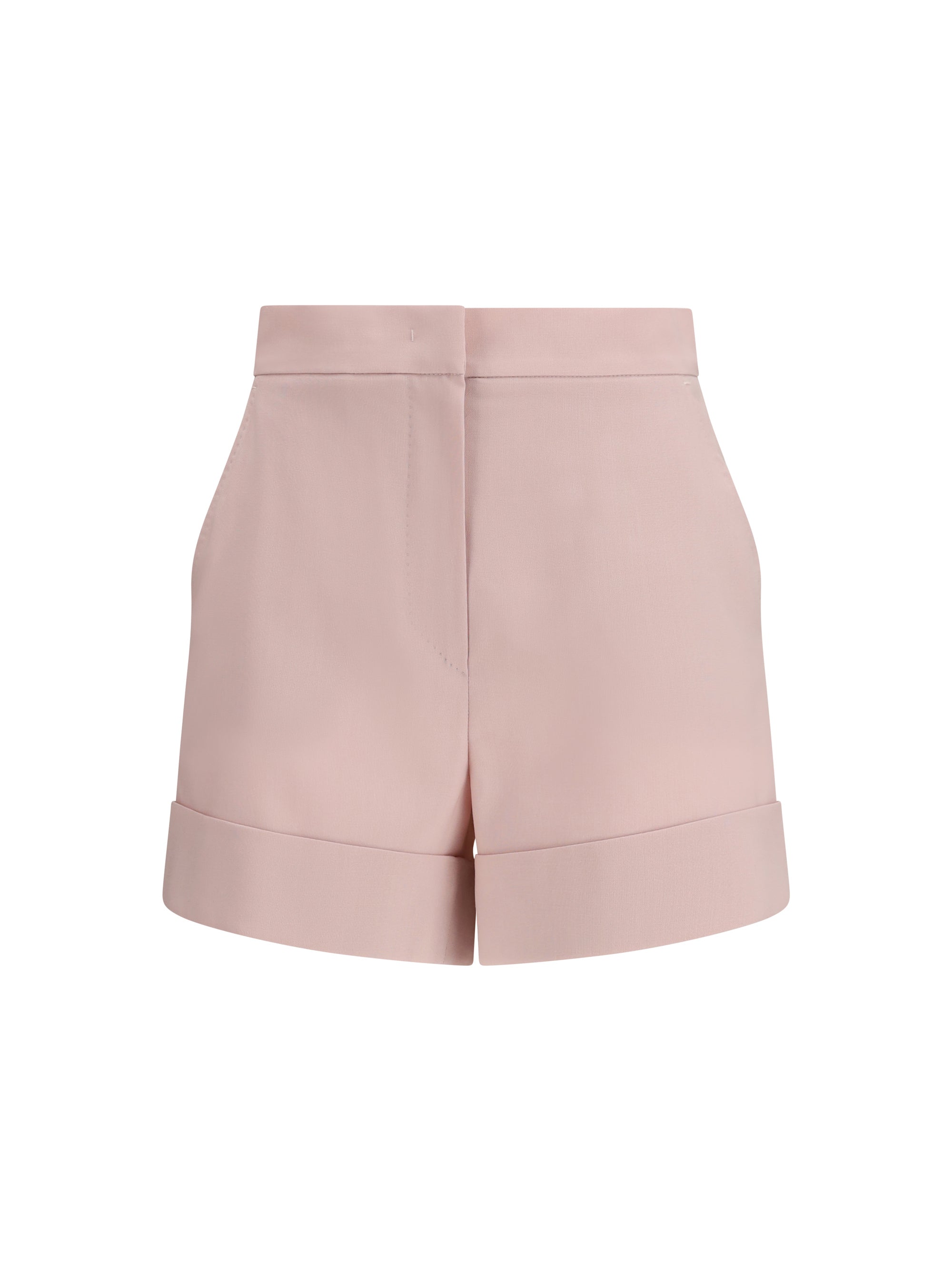 MAX MARA 38 mohair and silk canvas shorts