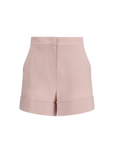 mohair and silk canvas shorts