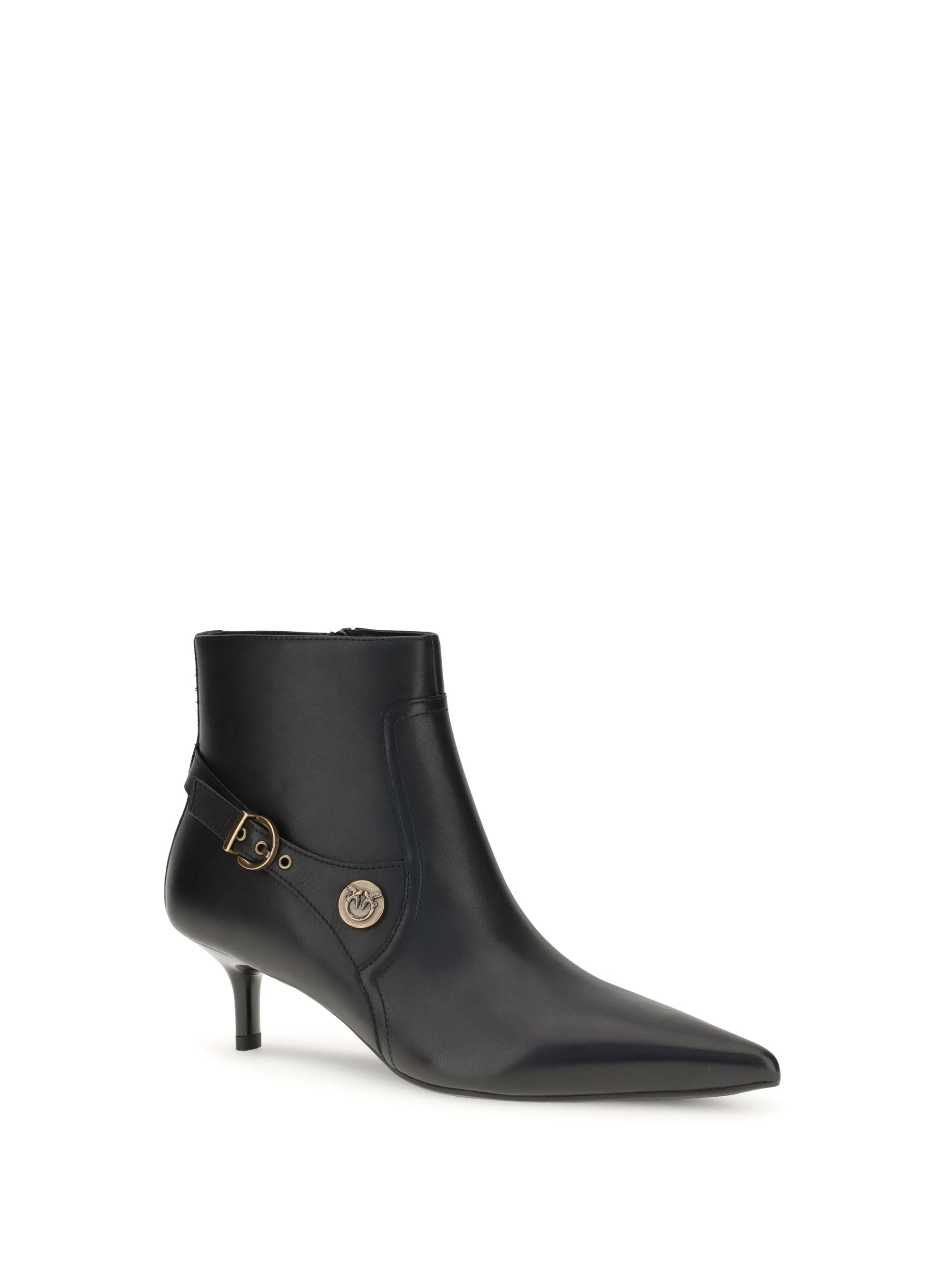 PINKO 40 leather ankle boots