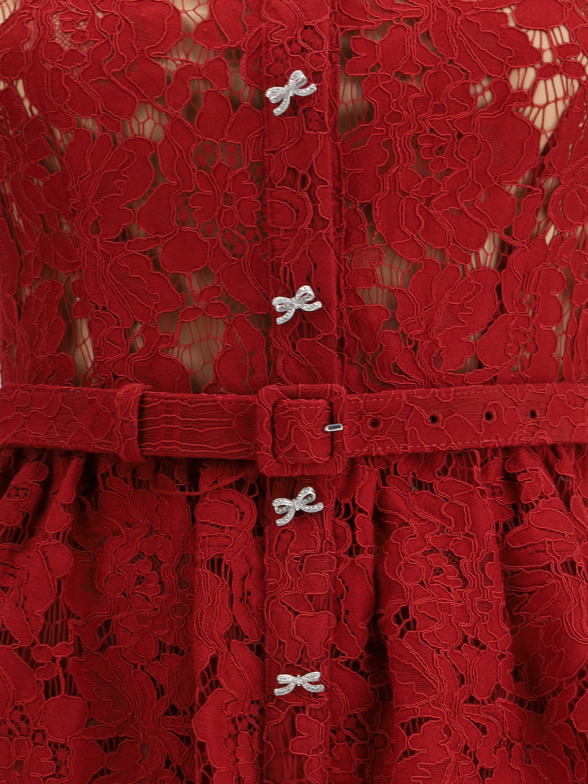 SELF-PORTRAIT 6 lace midi dress