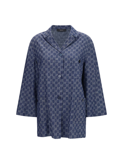 gg jacquard cotton jacket