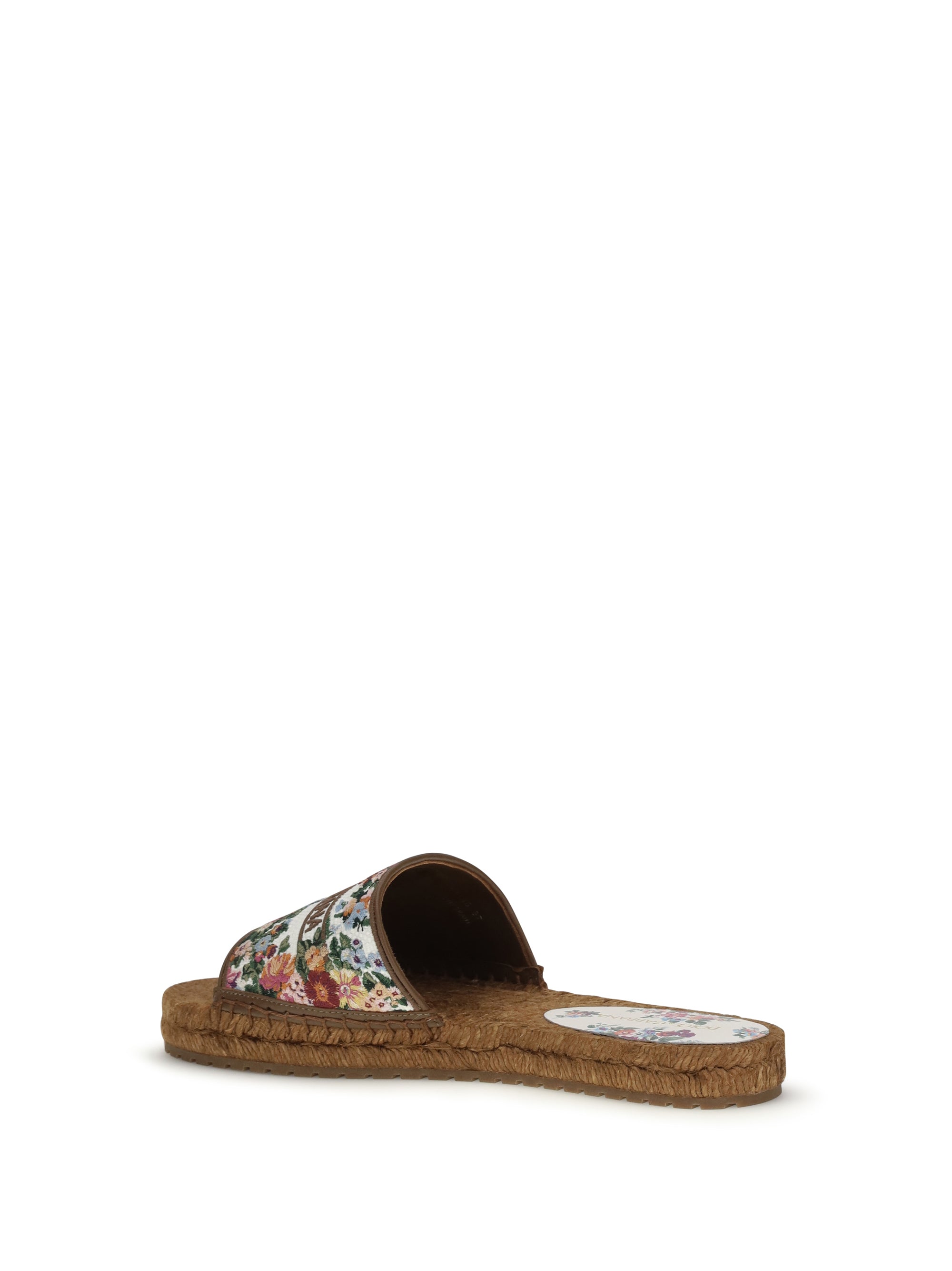 DOLCE & GABBANA 36 embroidered espadrille sandals