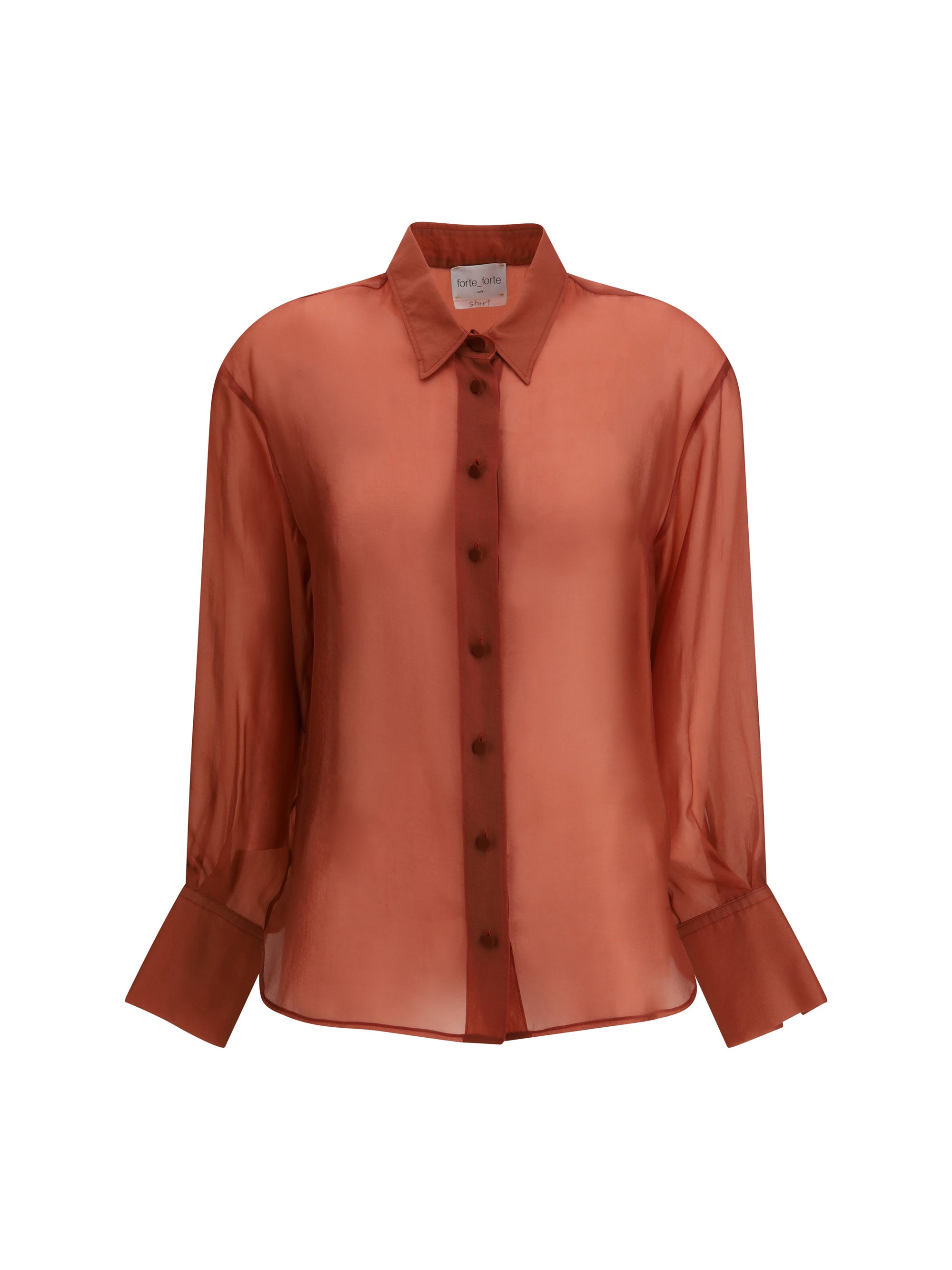FORTE_FORTE II organza shirt