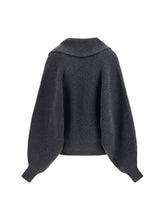 BALMAIN M oversized wrap-effect sweater