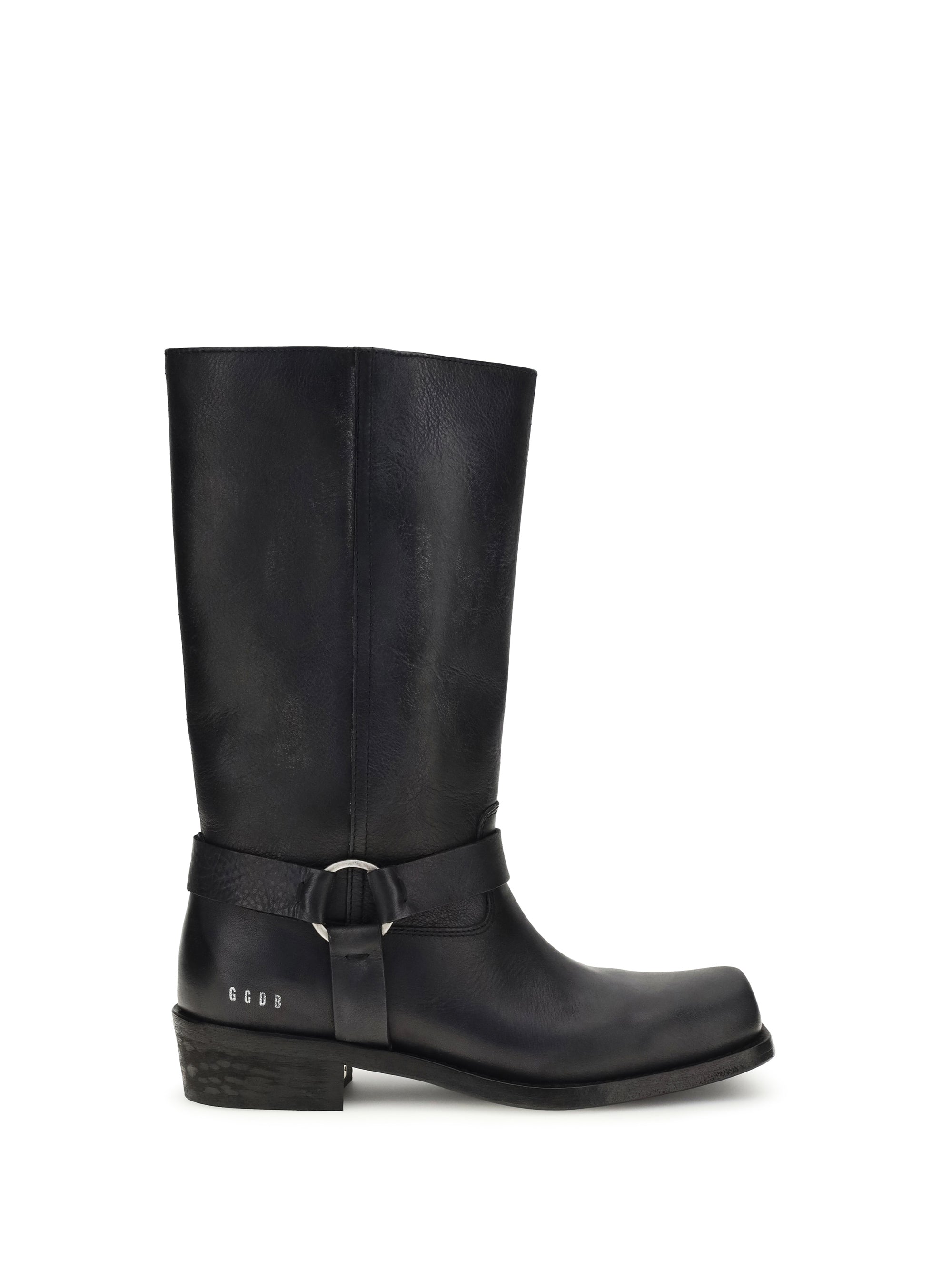 Golden Goose Leather Biker Boots | Modecraze – MODECRAZE
