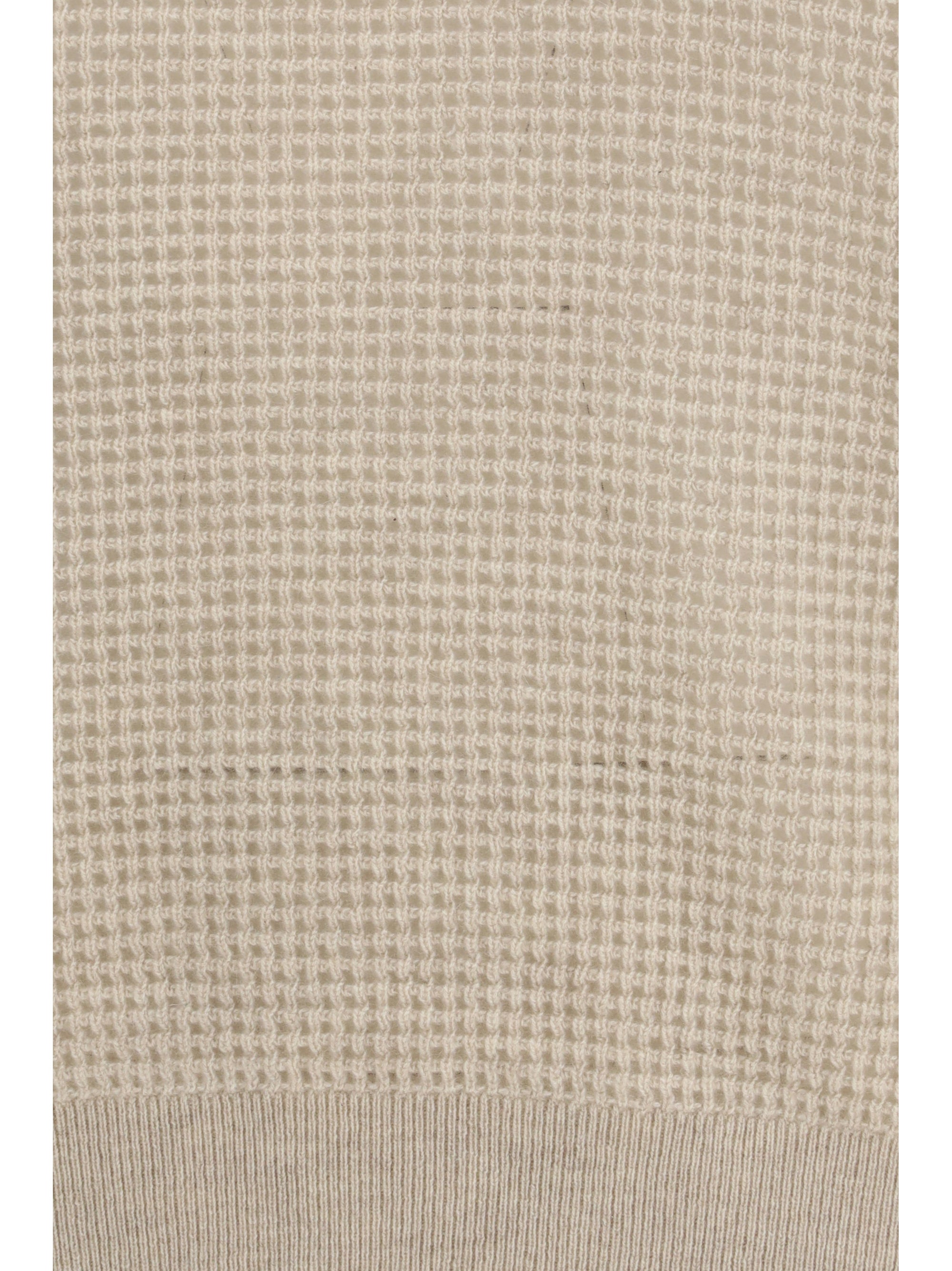 BRUNELLO CUCINELLI M sparkling net cotton hooded sweatshirt