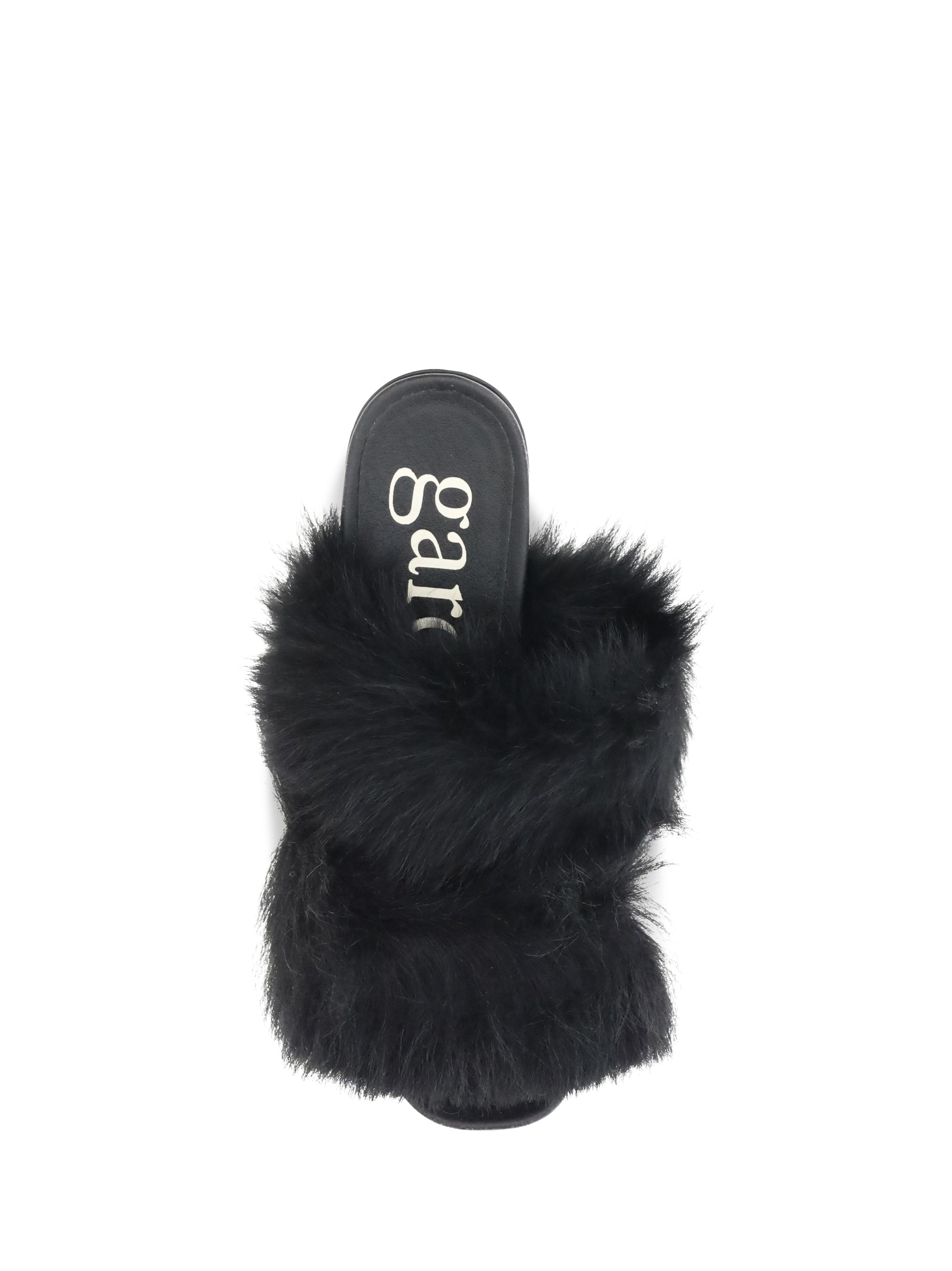 PEDRO GARCIA 36 fur-trimmed mules sandals