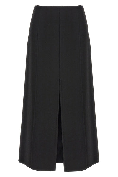long skirt in wool cloth