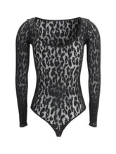 WOLFORD M leo string body with animalier patterns