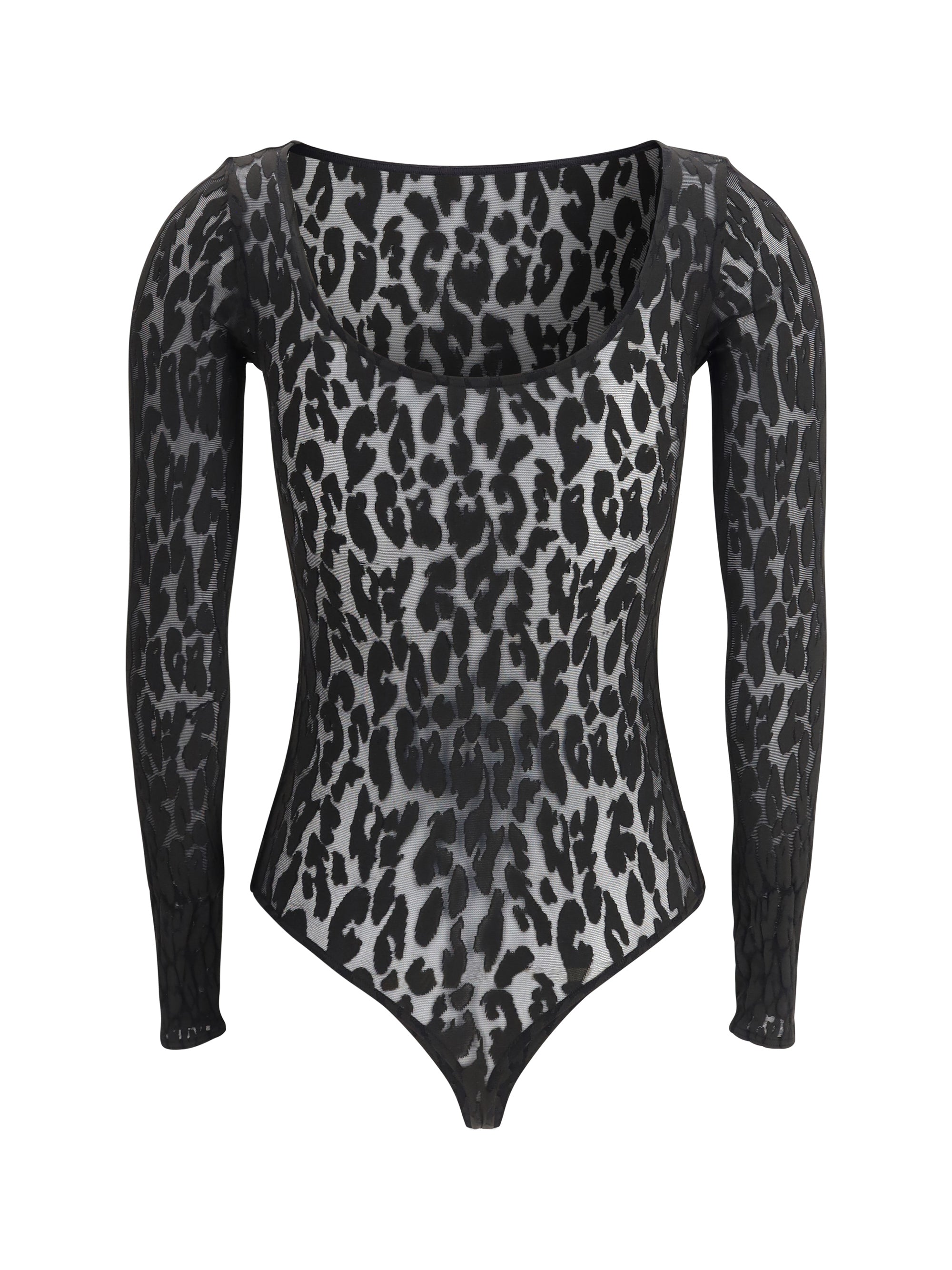 WOLFORD M leo string body with animalier patterns