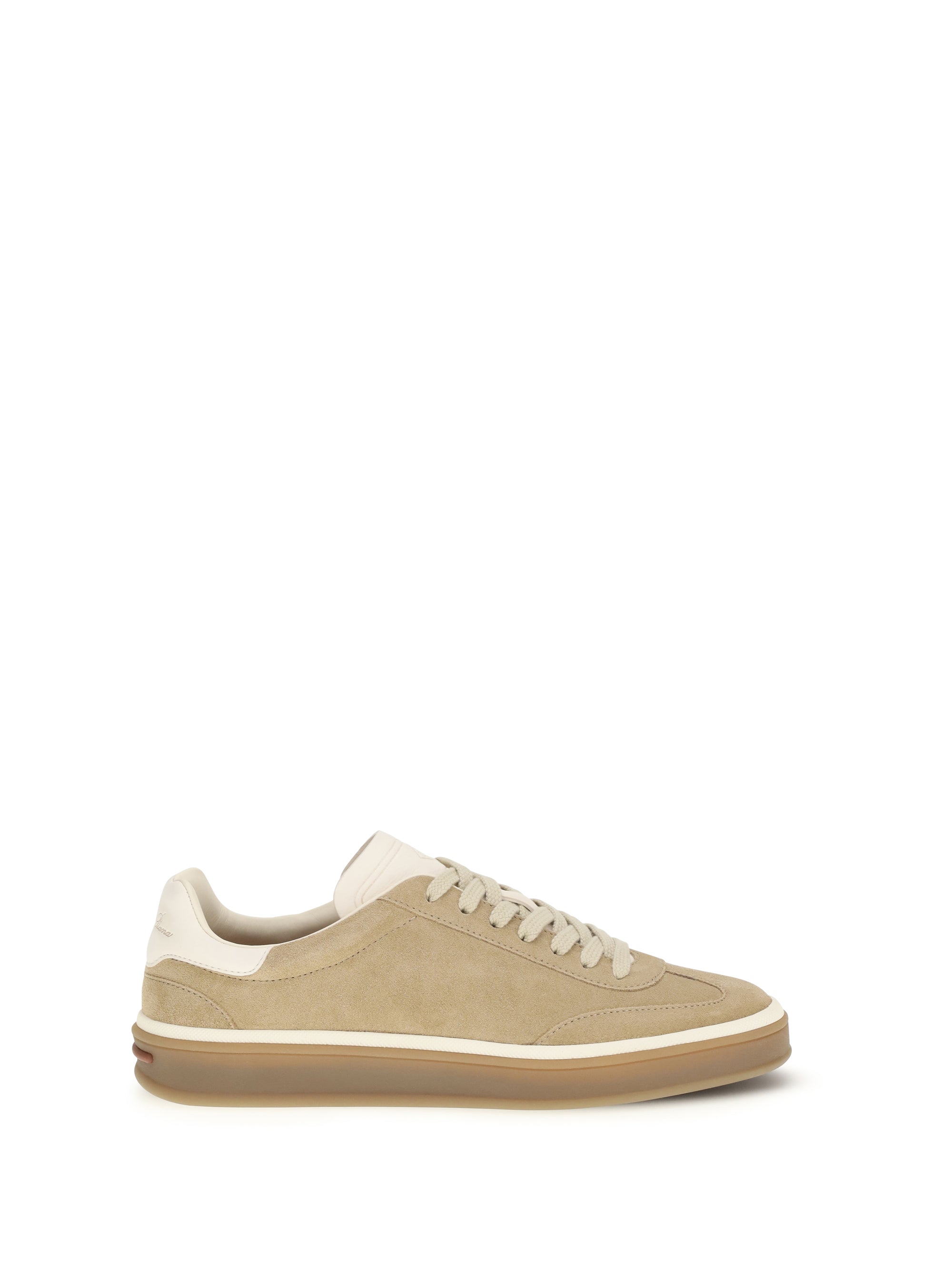 LORO PIANA 36 suede tennis walk sneakers