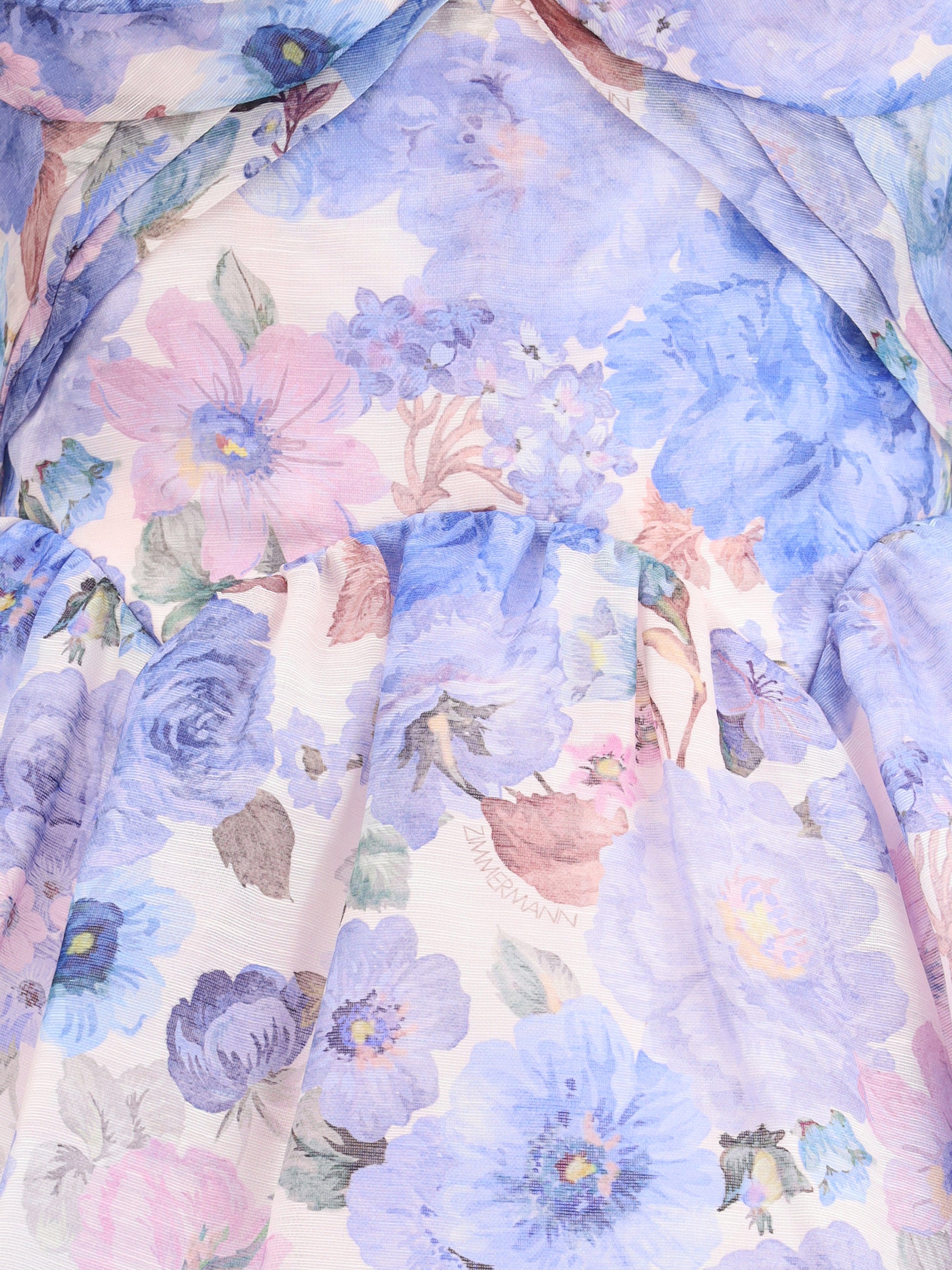 ZIMMERMANN 1 rebellion drape mini dress