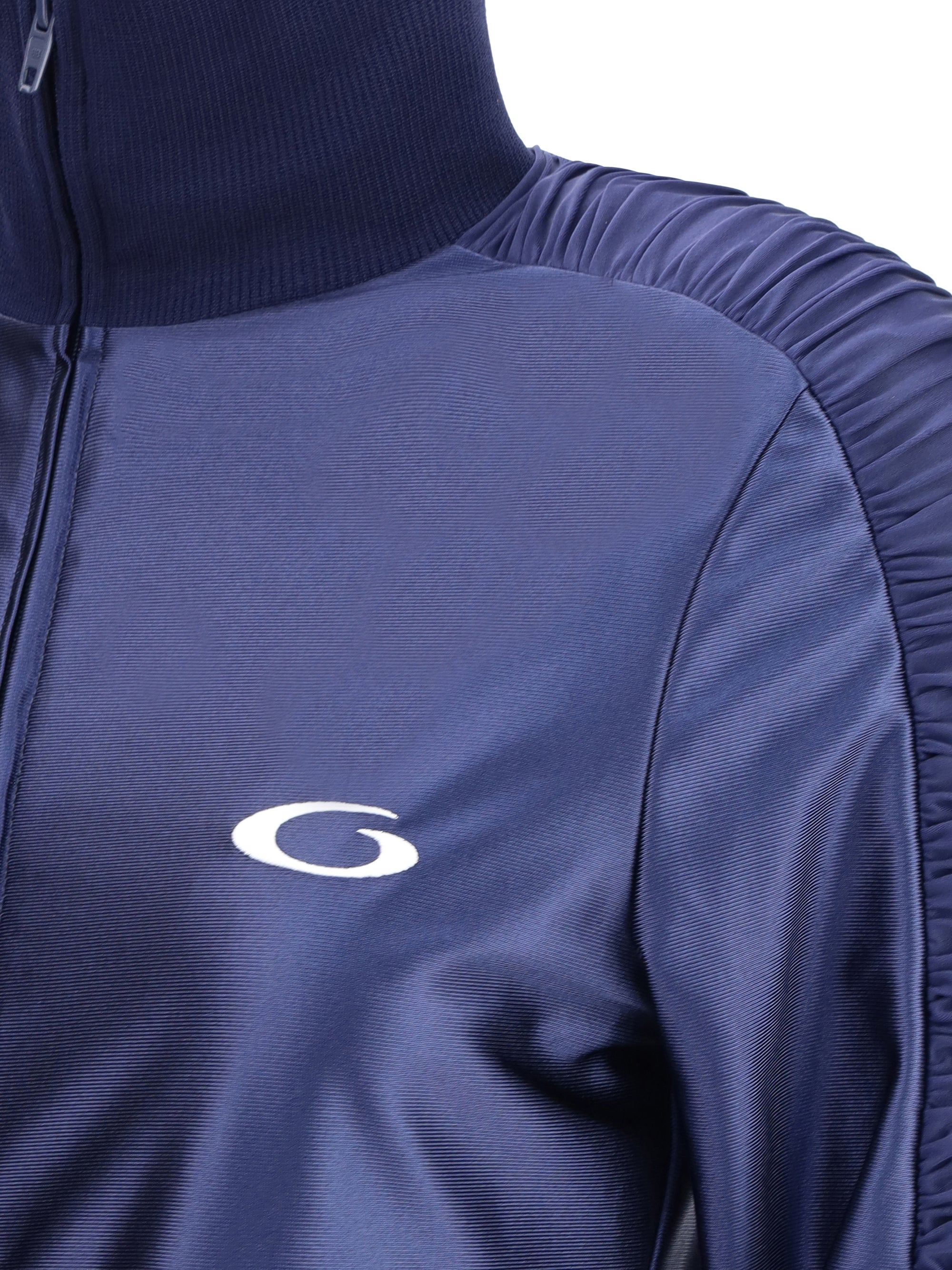 BALENCIAGA 36 shiny jersey fitted tracksuit dress