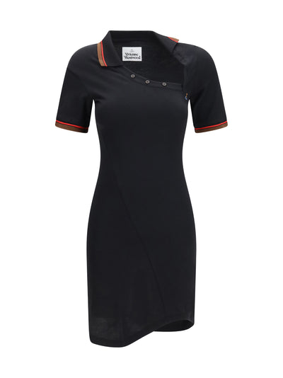 glory cotton piqué polo dress