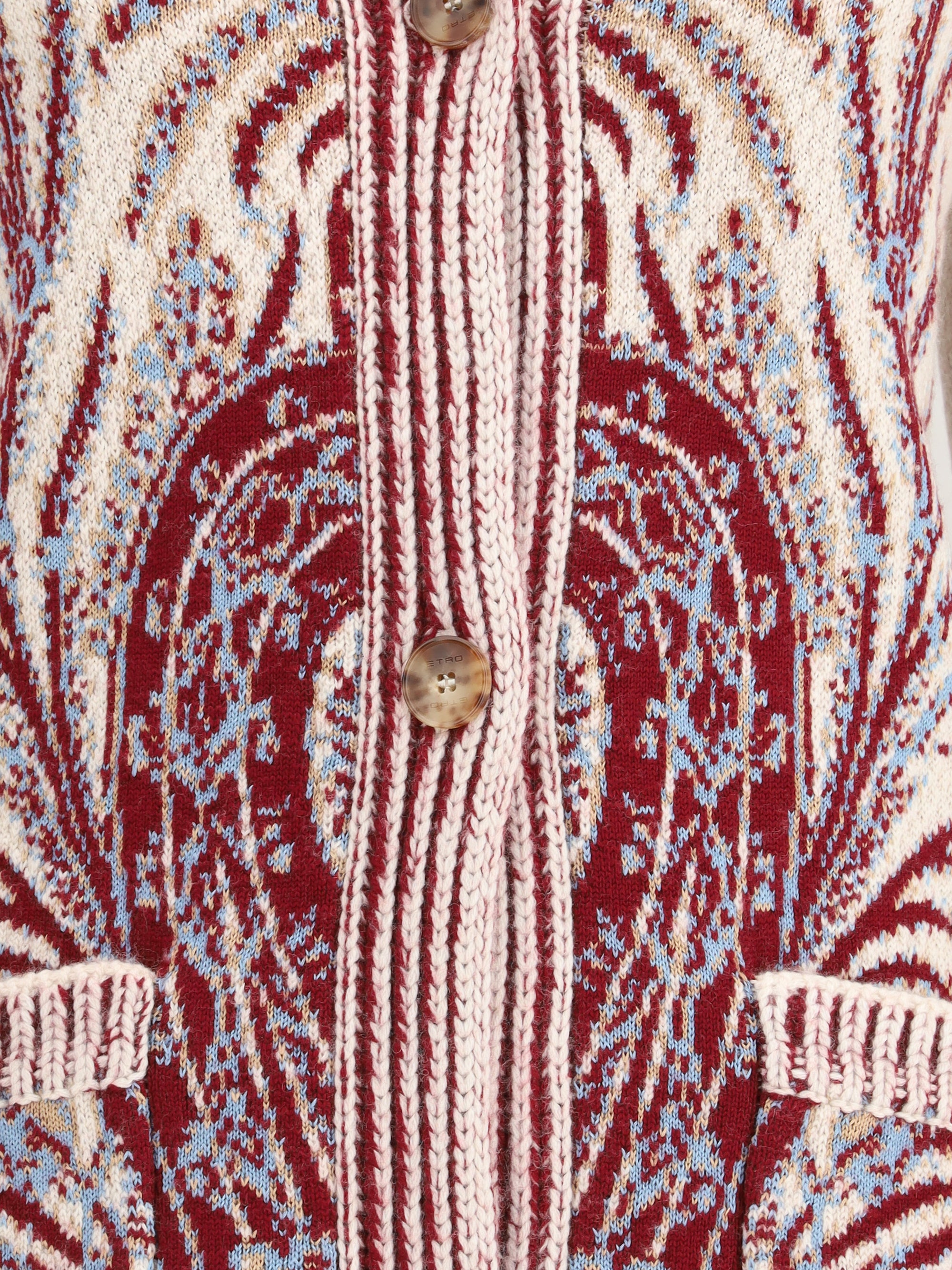 ETRO 38 wool and cotton maxi cardigan