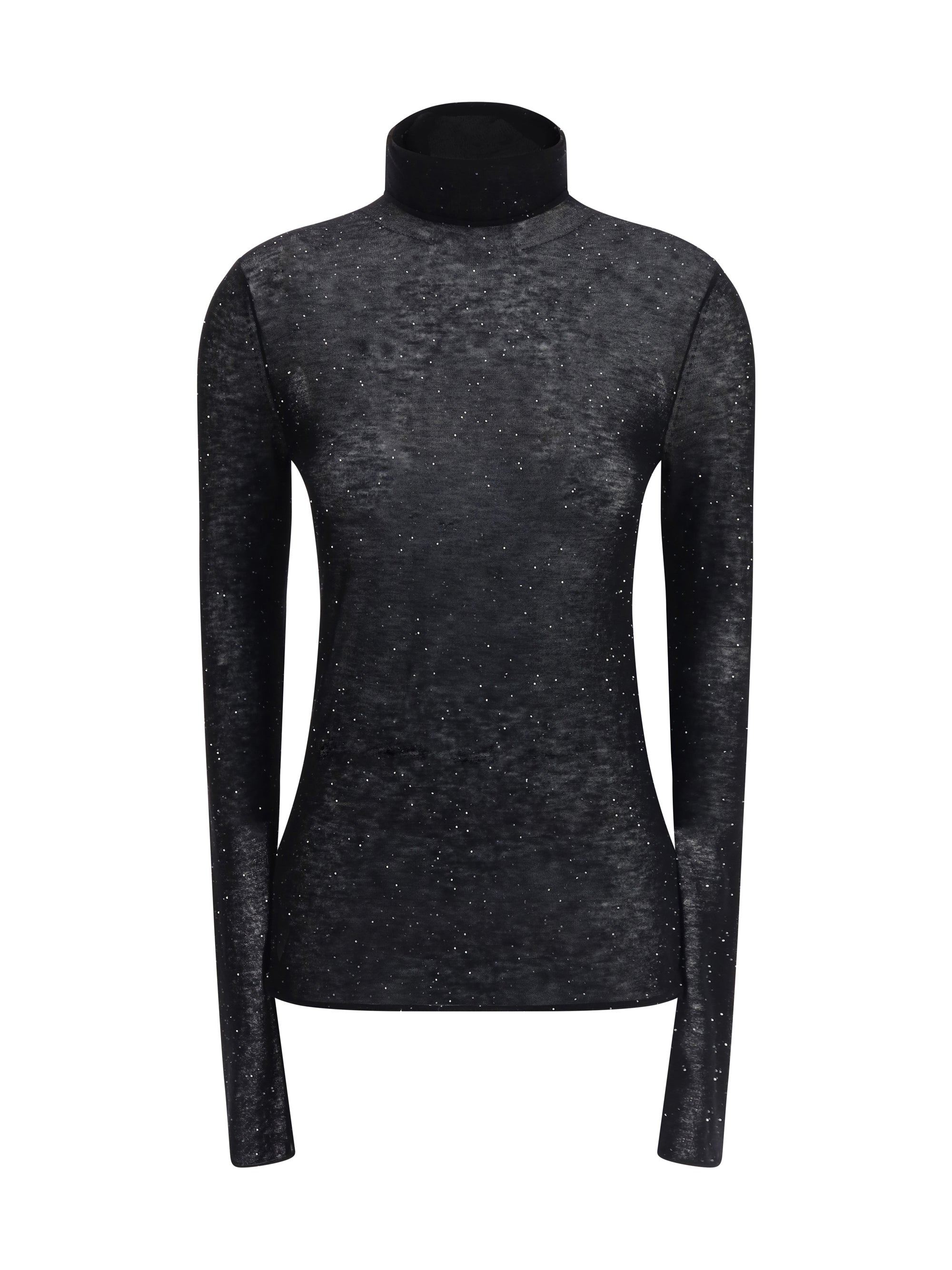 PINKO M long-sleeved turtleneck top