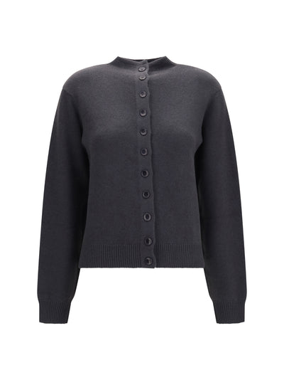 reversible cashmere button sweater