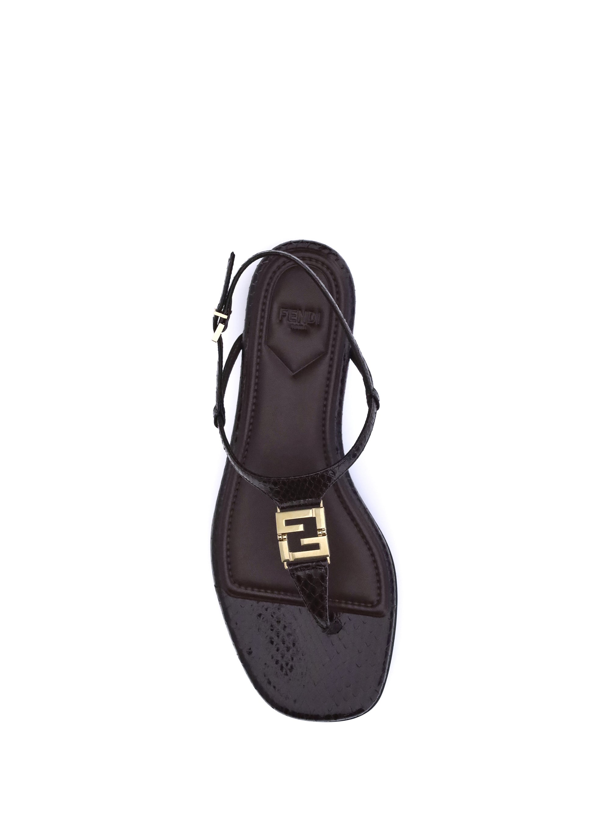 FENDI 36 ffold sandals
