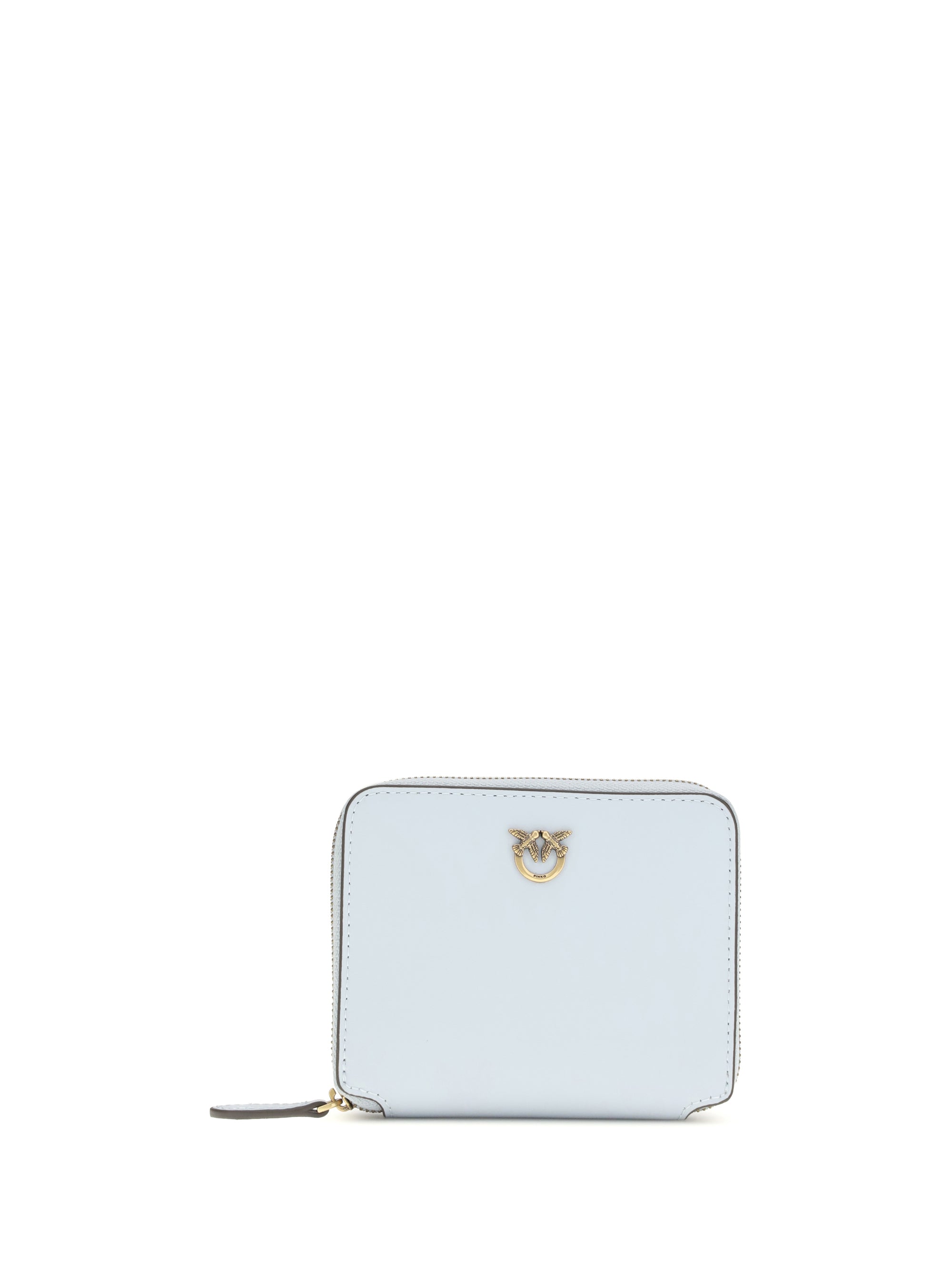 PINKO OS leather zip-around wallet